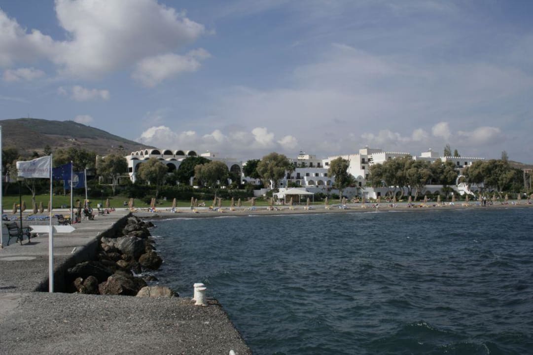 Hotel vom Steg aus TUI BLUE Oceanis Beach and Spa Resort