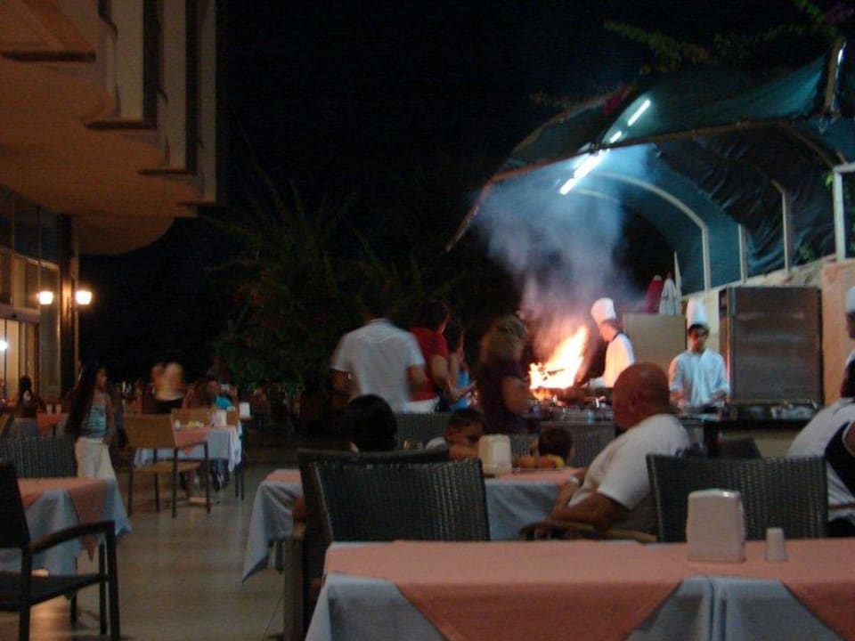 Outside restaurant at night Crystal Prestige Elite