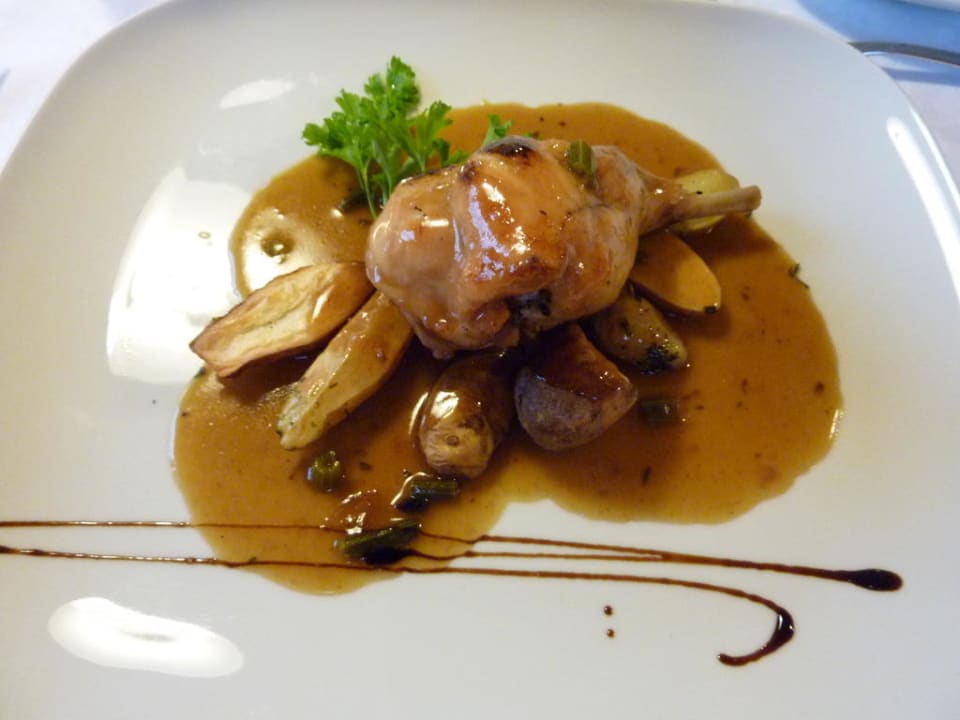 Gefüllte Kaninchenkeule vom Messnerhof Hotel-Chalet Pennhof