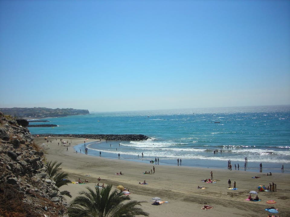 Ausblick von der Strandpromenade zum Meer Hotel San Nicolas