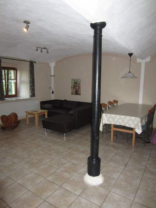 FeWo - Wohnzimmer/Esszimmer Ferienbauernhof Unkel