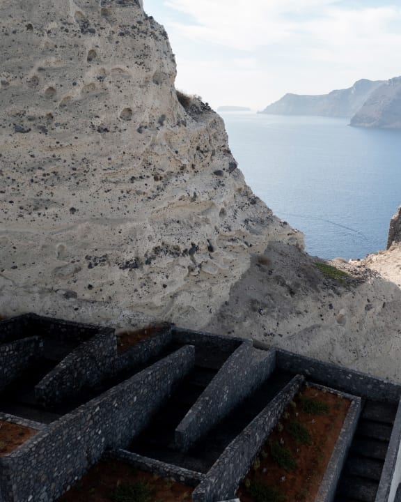 Ausblick Santo Mine Oia Suites