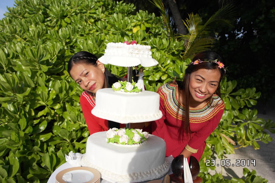 Hochzeitstorte Kuramathi Maldives