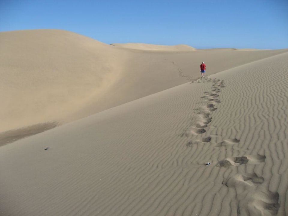 Dünenspaziergang vor dem Hotel RIU Maspalomas Hotel Riu Palace Maspalomas Adults Only