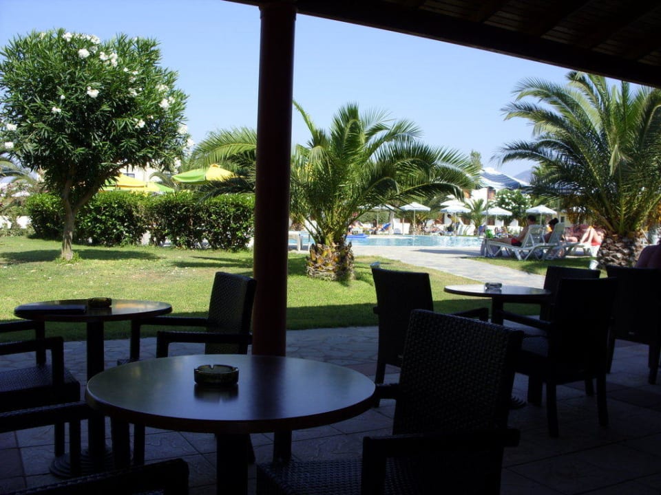 Aussicht zum Pool Hotel Esperia