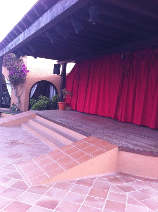 Bühne Animationsprogramm Hotel Oasis Dunas