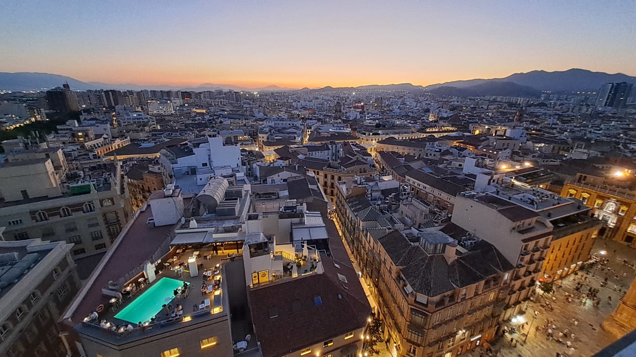 Ausblick Hotel Ac Malaga Palacio