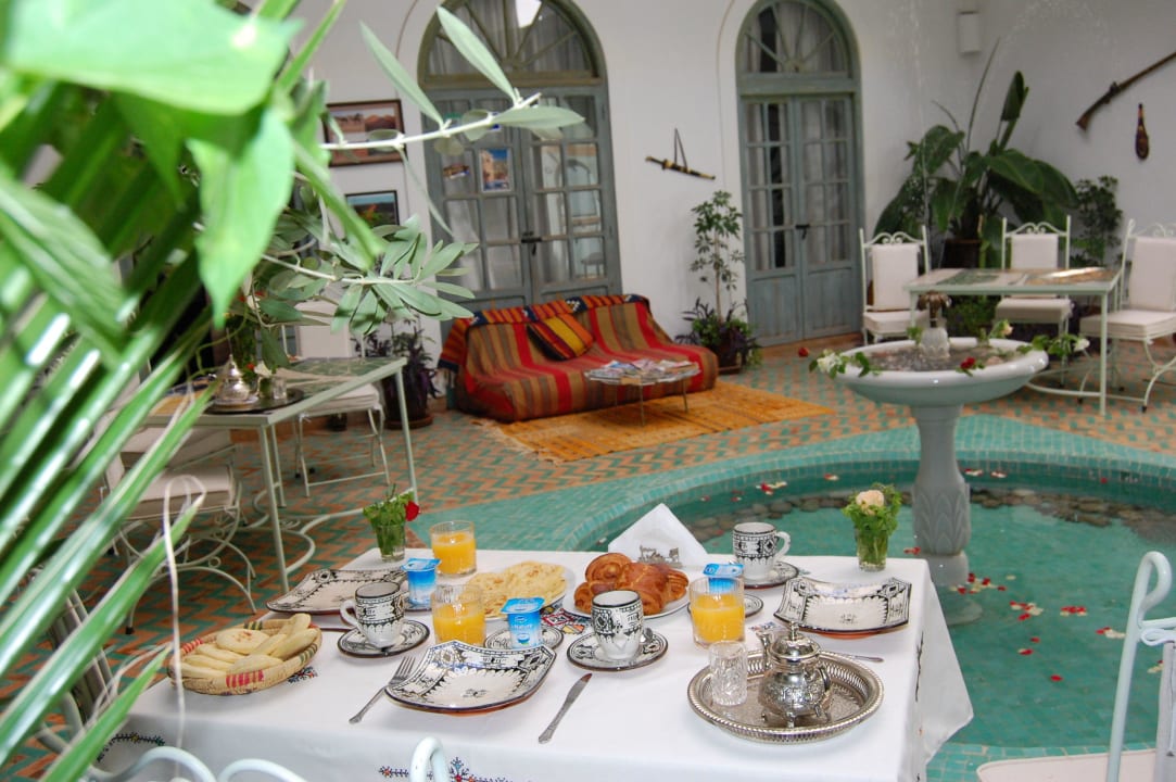 Petit déjeuner Riad Agathe