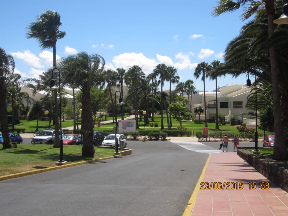 Einfahrt zum Hotel Hotel Riu Oliva Beach - Hotel