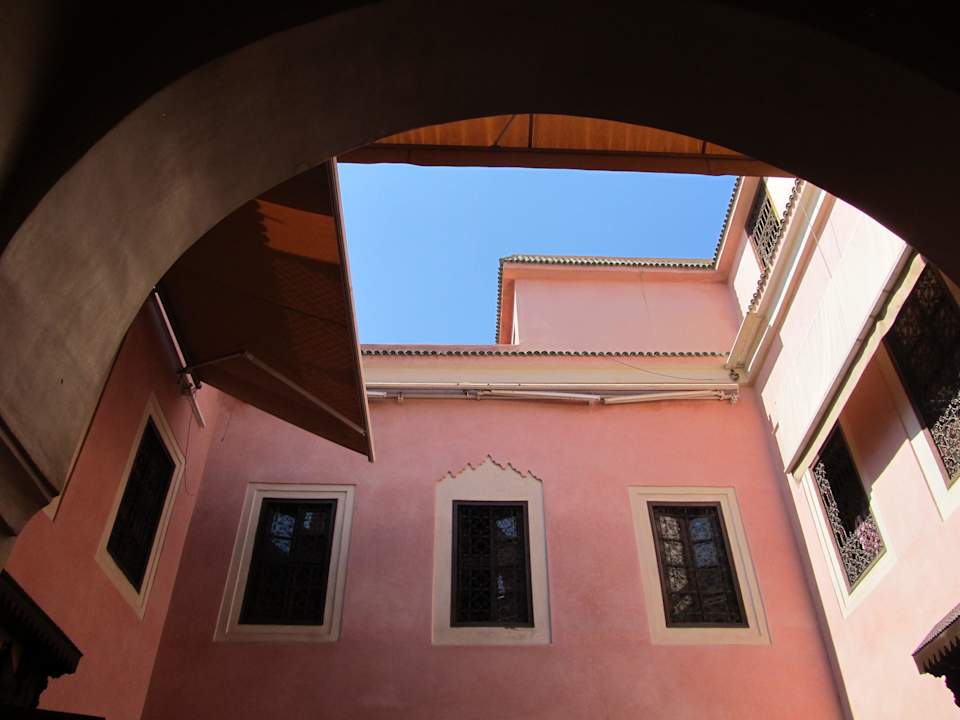 View from the patio Riad Bahja