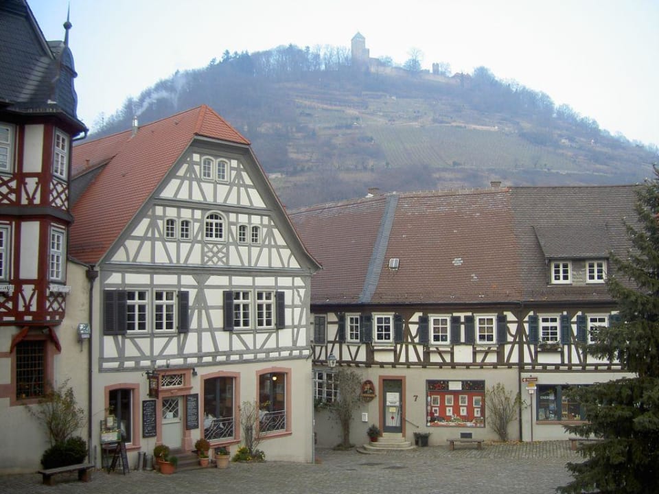 Ausblick von unserem Hotelzimmer Hotel Villa Boddin