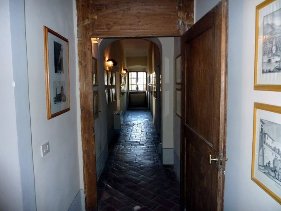 Flur vor dem ZImmer Hotel Locanda di Fonterutoli