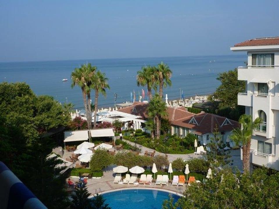 Blick vom Balkon Side Bay Hotel