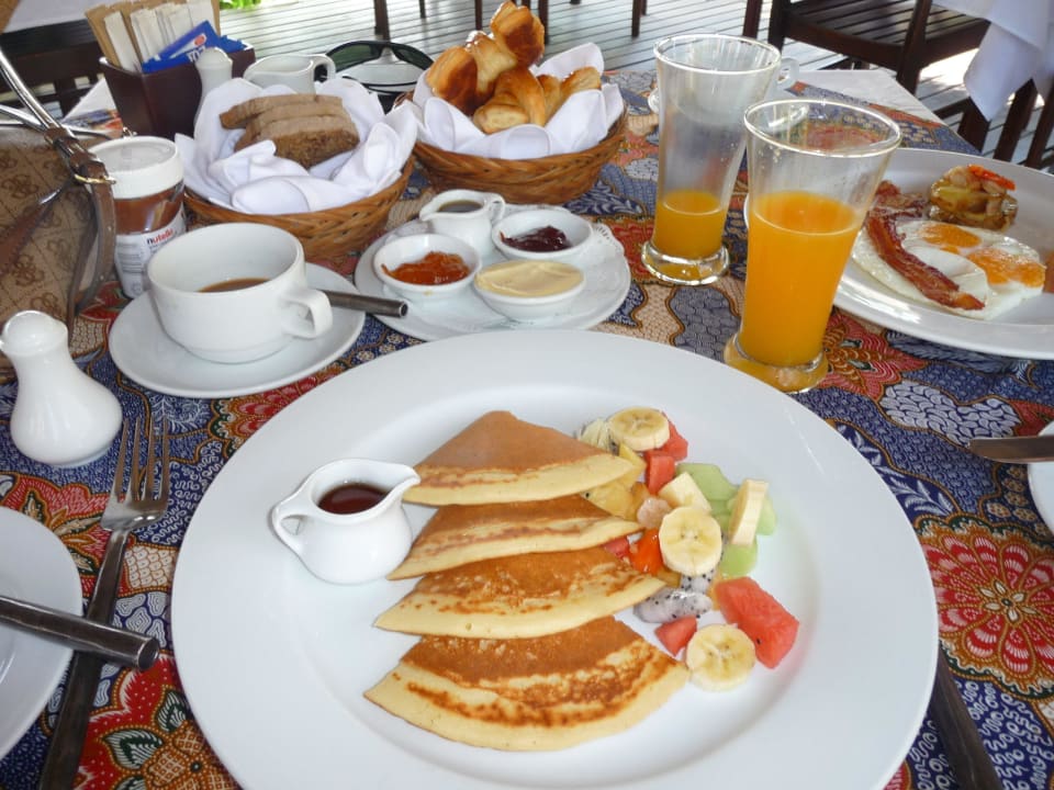 Pankcakes zum Frühstück Anavana Beach Resort