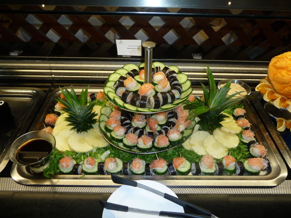 Sehr leckeres Essen Hotel Kalithea Horizon Royal