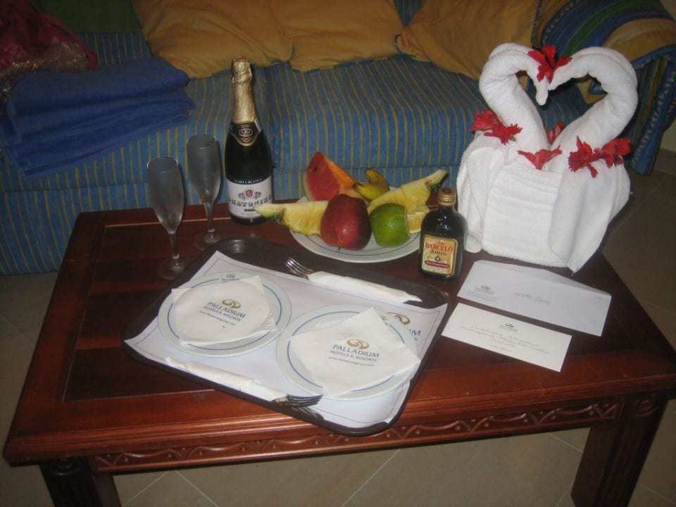 Das gab es zur Begrüßung... Grand Palladium Select Bávaro Resort & Spa