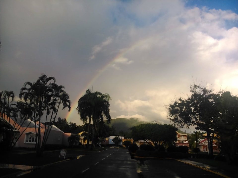 Regenbogen am Morgen Puerto Plata Village