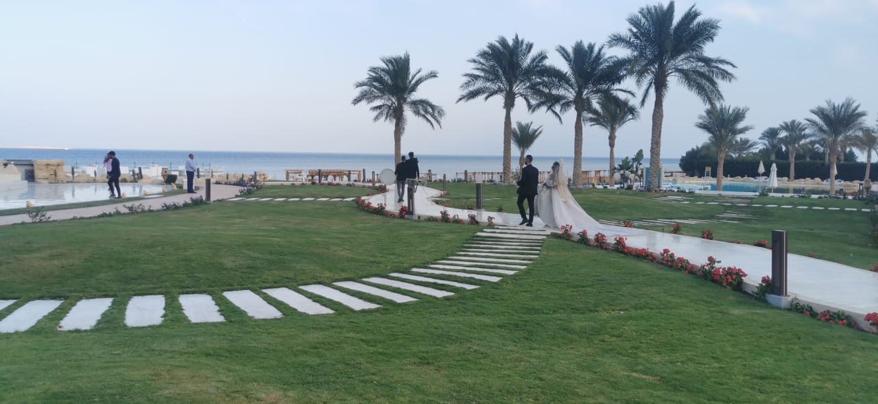 Gartenanlage Gravity Hotel & Aquapark Sahl Hasheesh