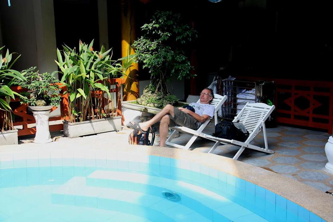 Pool im angelegten Innenhof Hotel Serene Thanh Binh III