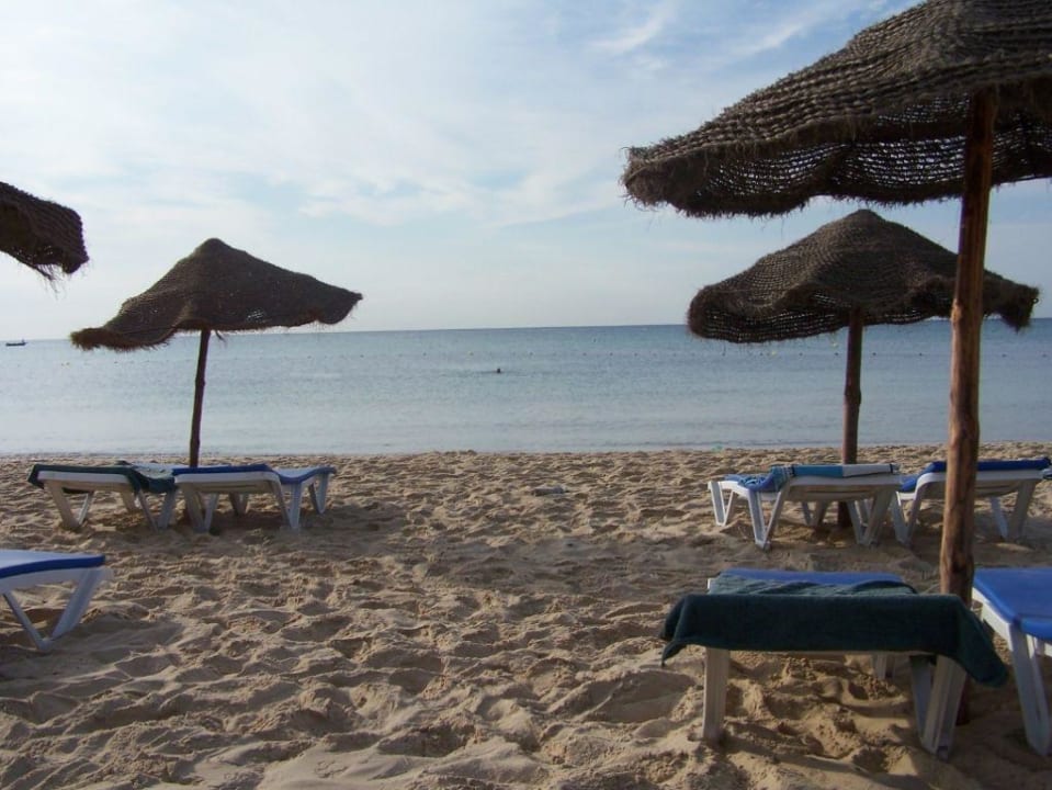Der Strand am frühen Morgen Samira Club