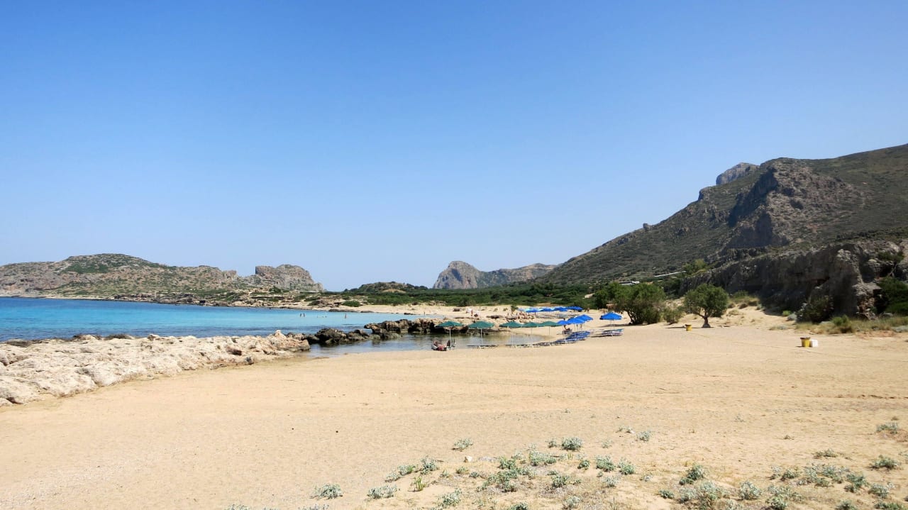 Strand nach gut 150 Metern zu erreichen Hotel Taverna Petalida