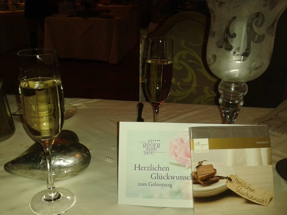 Geburtstagsaufmerksamkeit Hotel St. Georg zum See
