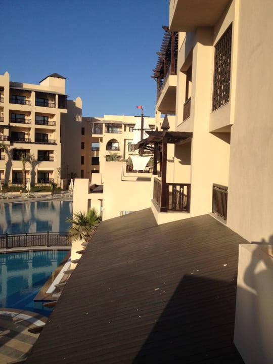 Blick vom Balkon Steigenberger Aqua Magic