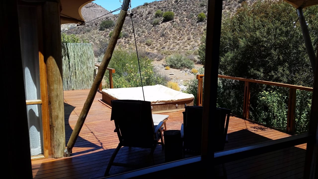 Terrasse Sanbona Wildlife Reserve - Dwyka Tented Lodge