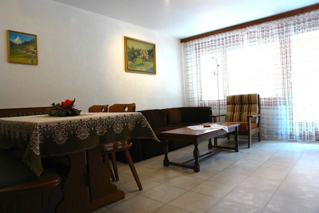 Living room 2.5 room apartment  Myzermatt holiday apartments Monazit
