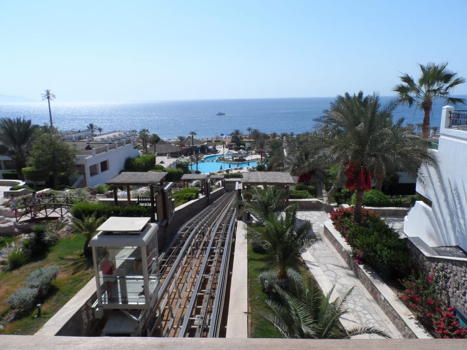 Ausblick von der Lobby Safir Sharm Waterfalls Resort