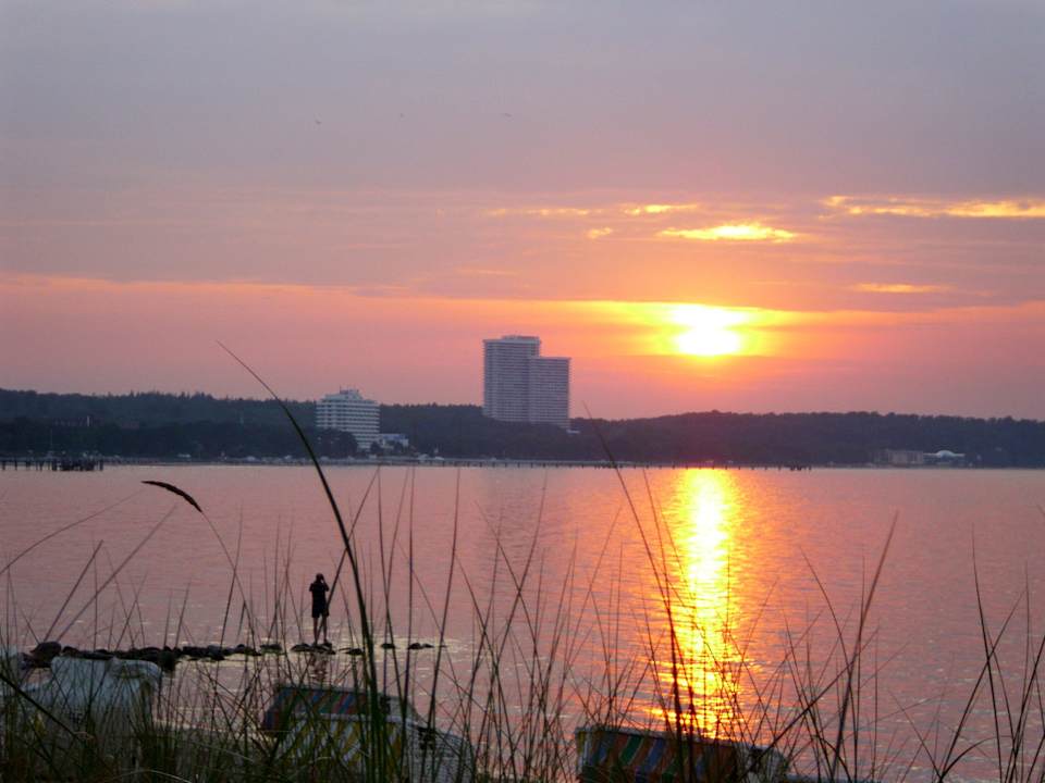 150m bis zum Sonnenuntergang Landhaus Voss