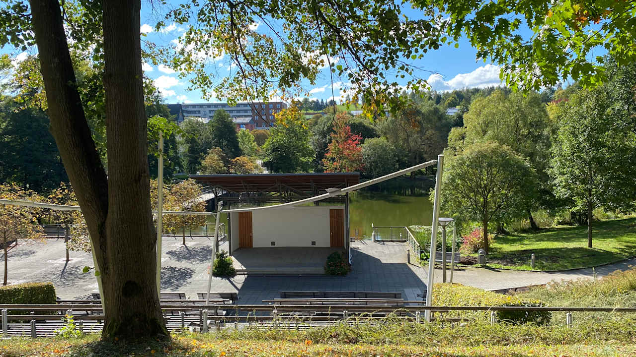 Gartenanlage Santé Royale Warmbad Wolkenstein