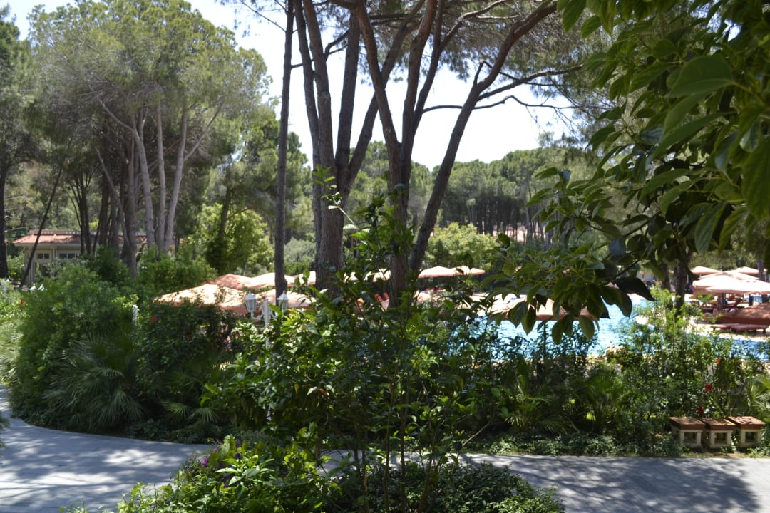 Ausblick beim Mittagessen Ali Bey Resort Sorgun