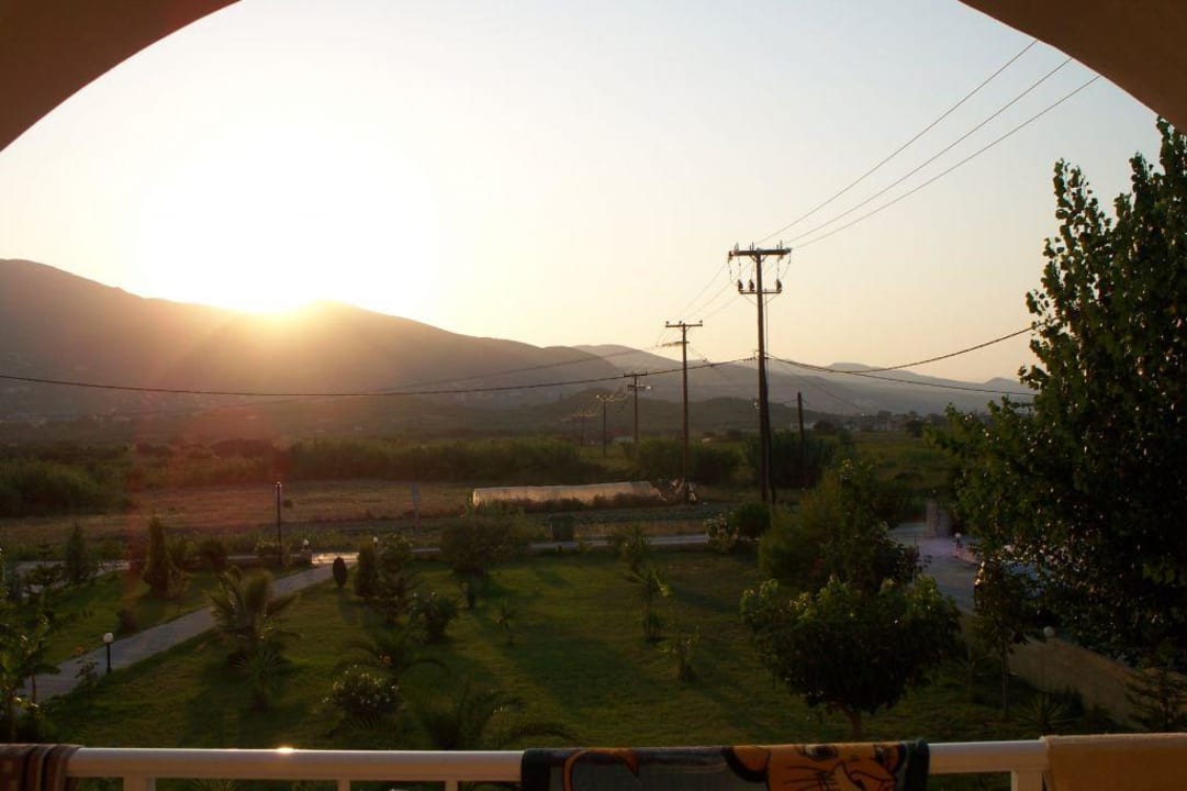 Blick vom Balkon Hotel Zante Village