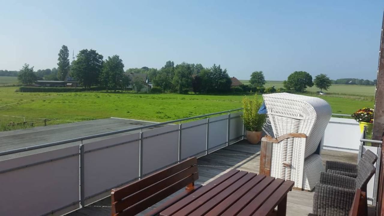 Terrasse für alle Hausgäste Pension Engelmann