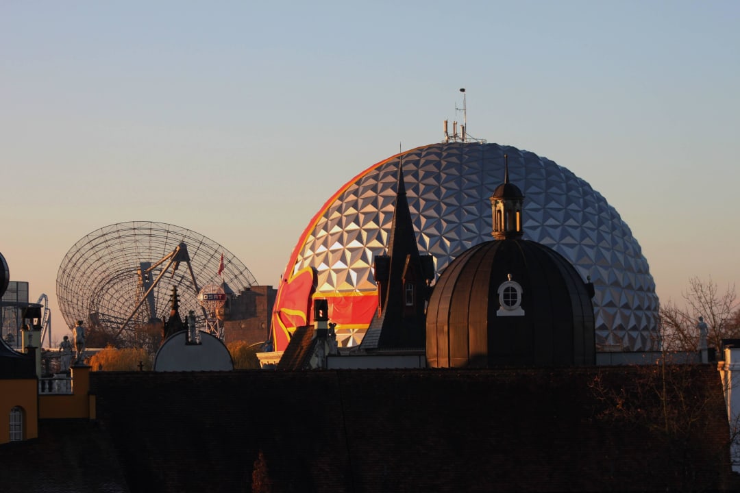 Vom Dachstockzimmer aus Hotel am Park