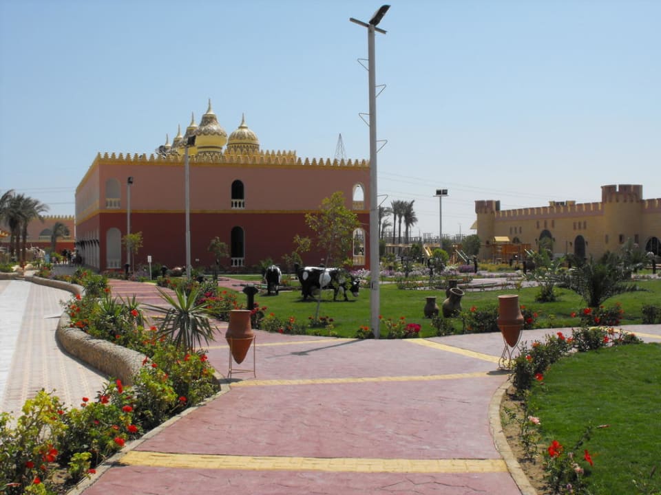 Wunderschöne Gartenanlage Pickalbatros Alf Leila Wa Leila Resort - Neverland Hurghada