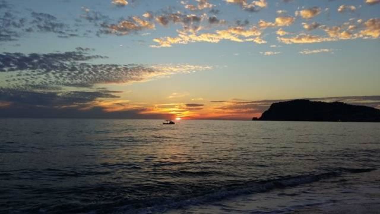 Alanya - Sonnenuntergang an der Promenade Grand Atilla Hotel