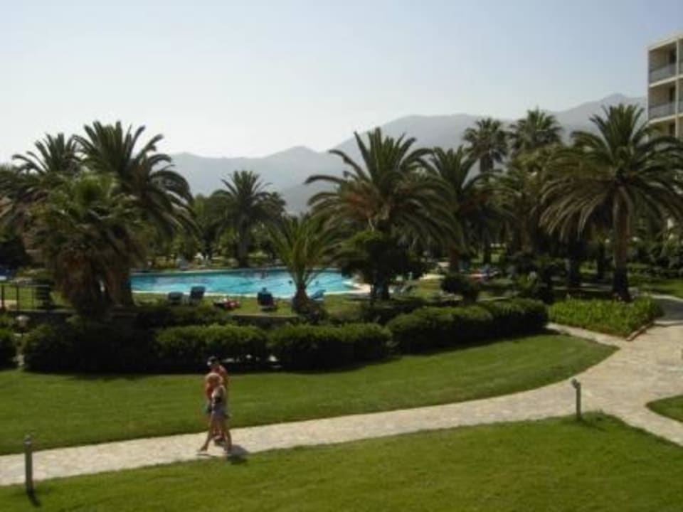 Garten mit Blick zum Pool Calimera Sirens Beach