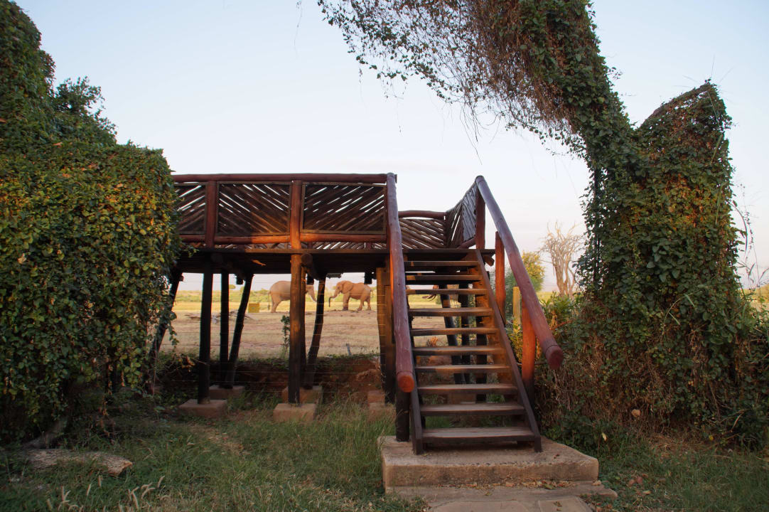 Plattform zur Tierbeobachtung Sentrim Tsavo Lodge