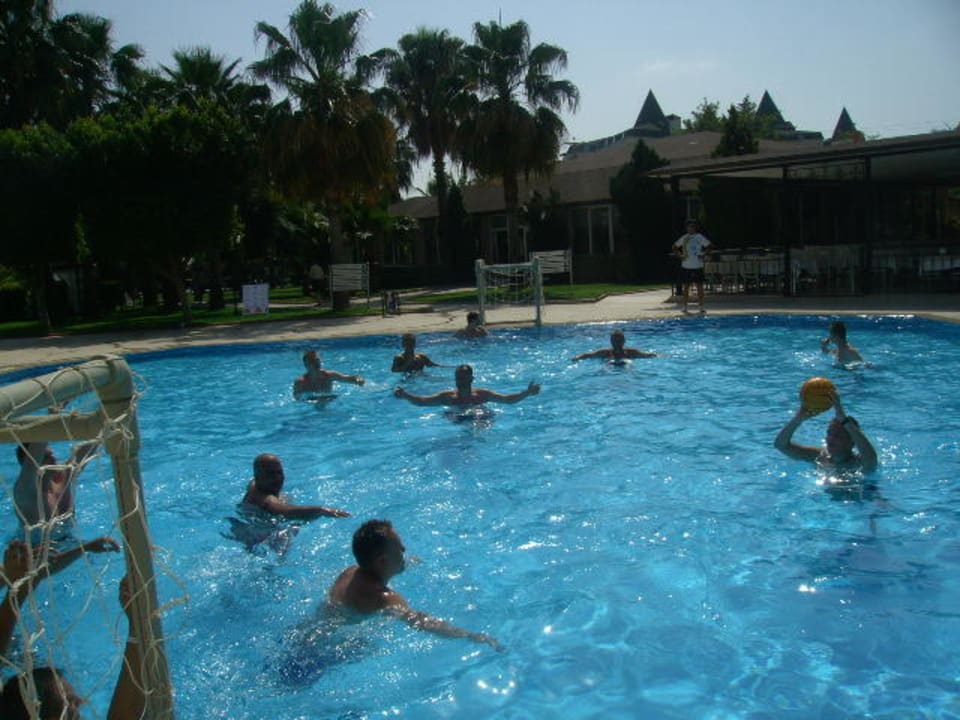 Wasserball immer mit gemacht. Riesen Spaß  gehabt Hotel Royal Garden Beach