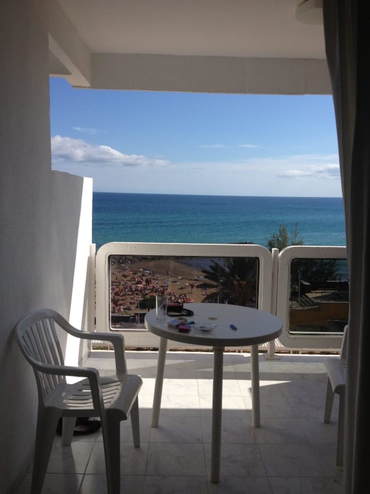 Blick auf den Balkon  Hotel Europalace