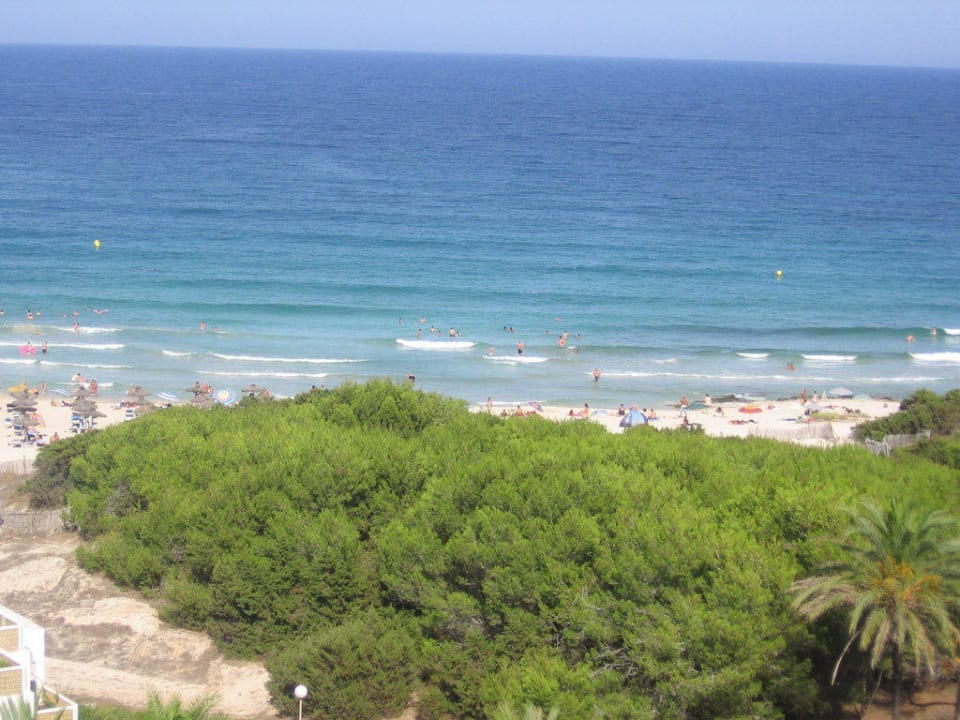 Blick zum Strand Hipotels Bahia Grande
