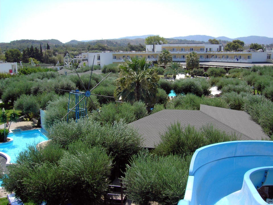 Blick von der grossen Rutsche TUI KIDS CLUB Alex Beach