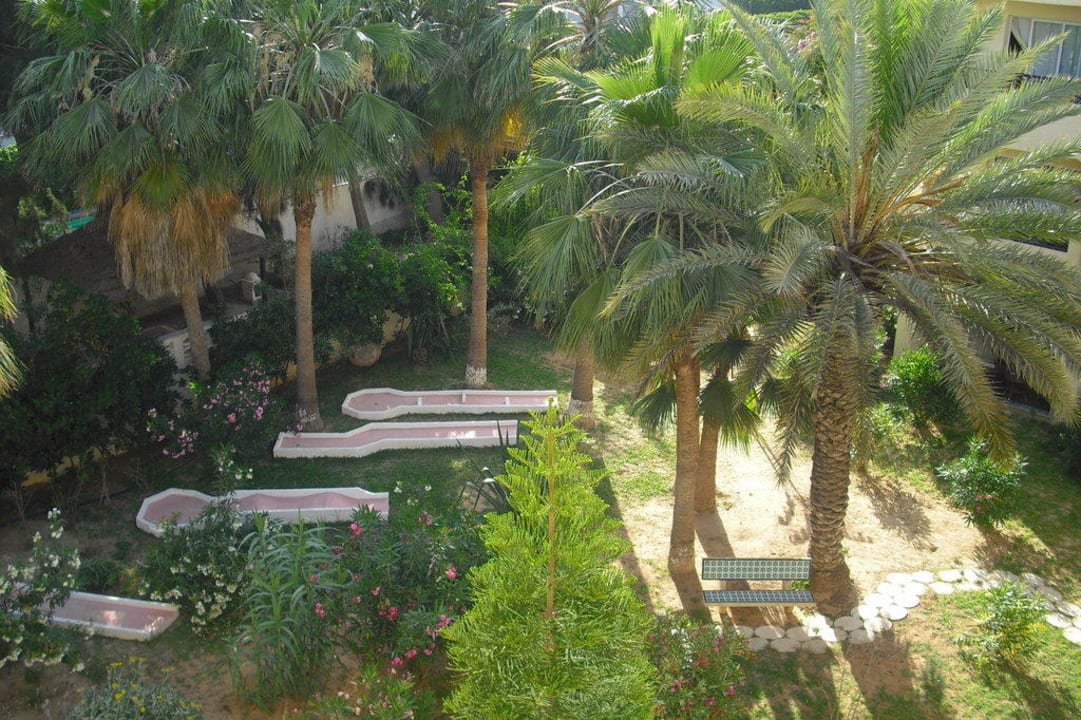 Blick aus unserem Zimmer Hotel Paradis Palace