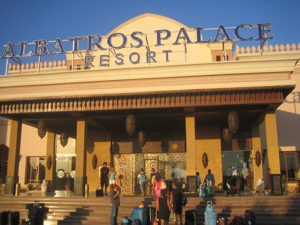 Hoteleingang Pickalbatros Palace Resort