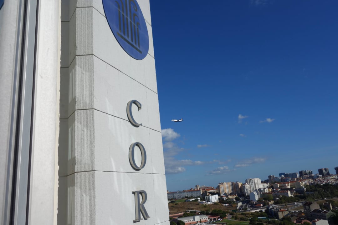 Blick aus unserem Fenster ( 20.-zister Stock ) Corinthia Lisbon