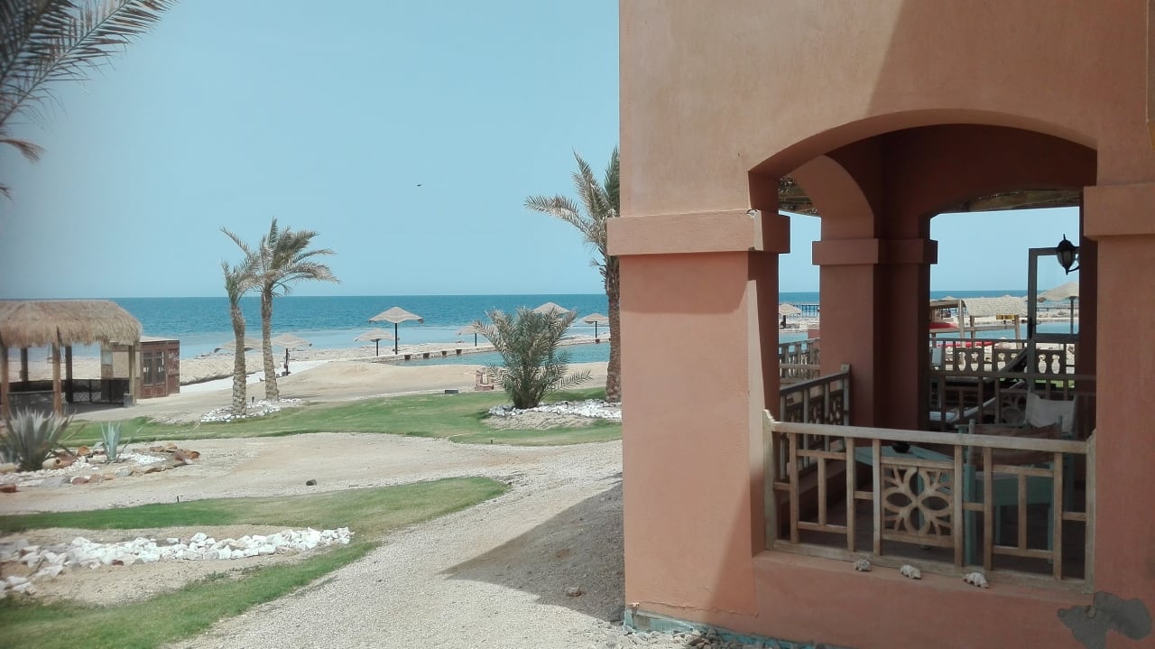 Vom Zimmer aus Radisson Blu Resort, El Quseir