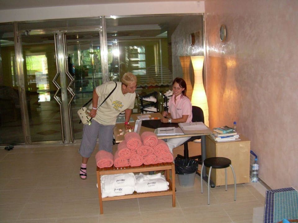 Empfang Wellnessbereich Hotel Mariant Park