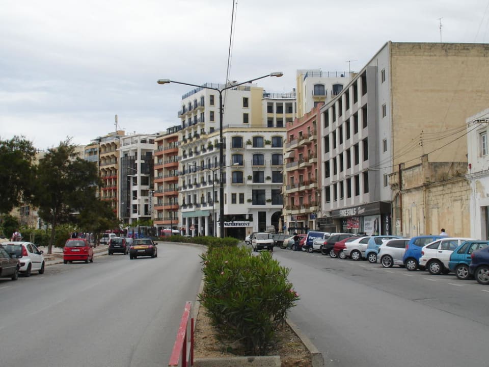 Blick in Richtung Meerblickzimmer Hotel The Waterfront